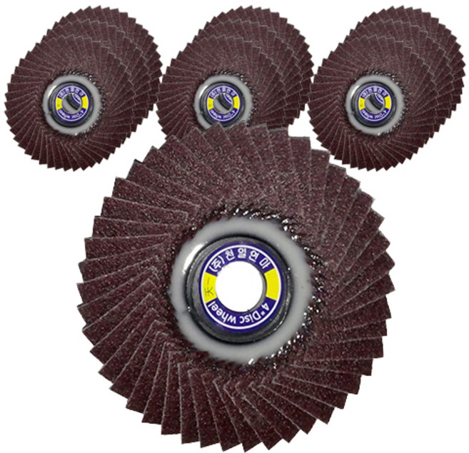 천일연마 핸드그라인더용 날개페파 #120, 10개