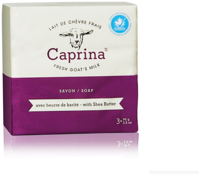 카프리나 비누 시어버터, 90g, 3개입