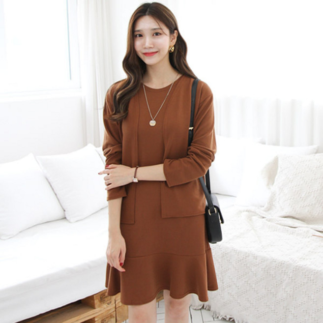 다쿠아즈SET 임산부 원피스