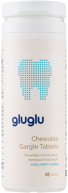 글루글루 씹는 가글정 쿨민트향, 28g, 1개