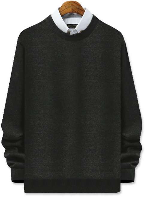 블루포스 남성용 로덴테 라운드 넥 긴팔 니트