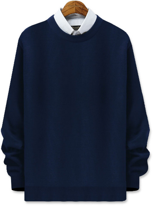 블루포스 남성용 로덴테 라운드 넥 긴팔 니트