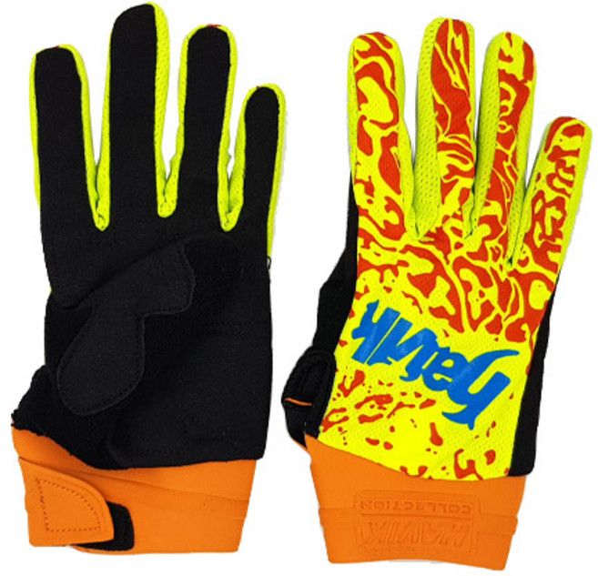 하빅 남성 올라운드용 레저 장갑 03003, 오렌지블루, 1개