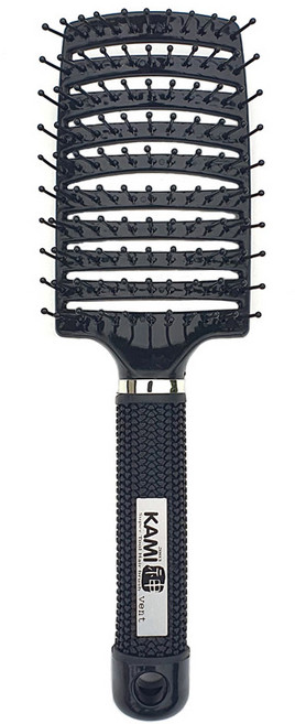 카미 포마드 덴맨브러쉬 두피마사지 빗, 블랙, 1개