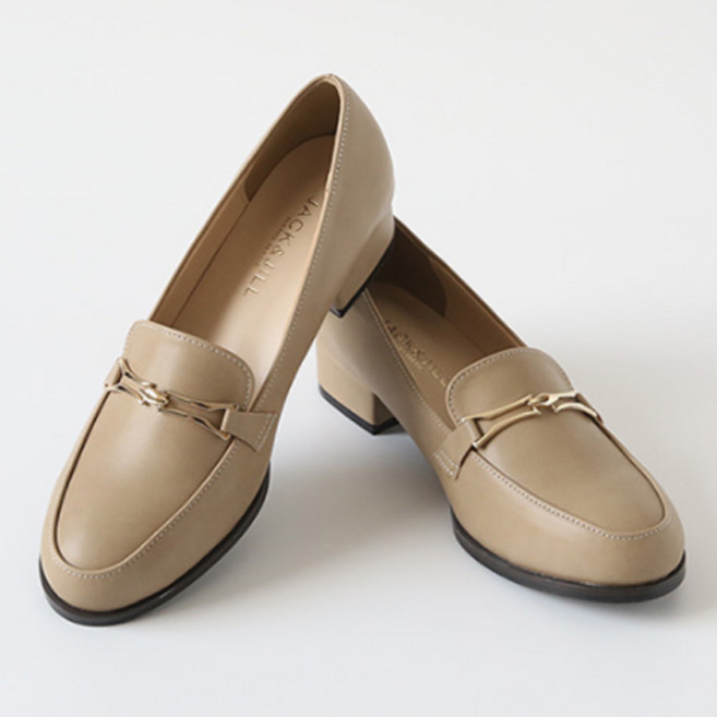 JACK&JILL 女款金飾基本樂福鞋 JC0511