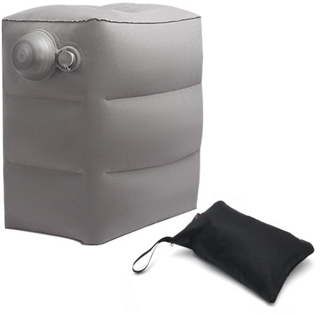 일체형 다용도 에어쿠션 + 파우치, 그레이, 1개
