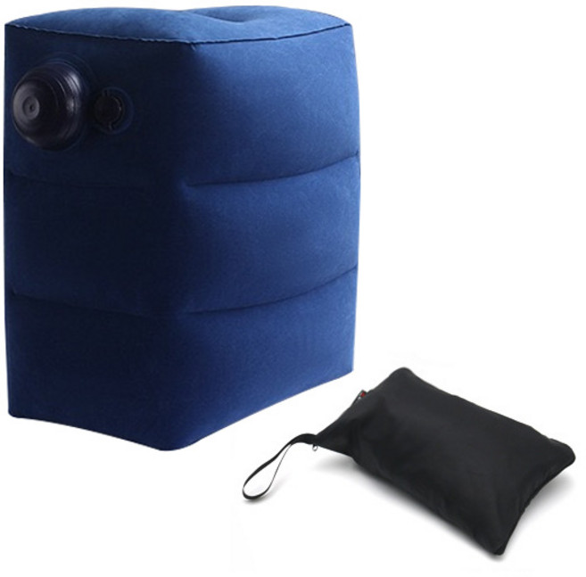 일체형 다용도 에어쿠션 + 파우치, 네이비, 1개