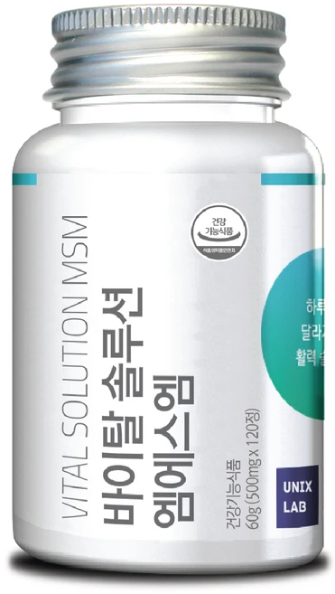 브이솔 바이탈 솔루션 엠에스엠, 120정, 1개 - 쿠팡