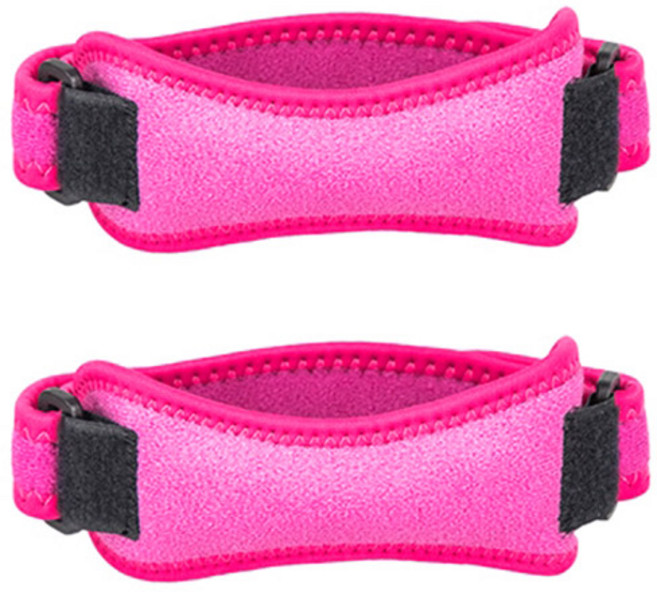 웰럽 프리미엄 스트랩 슬개골 보호대 핑크 WL-1017, 2개