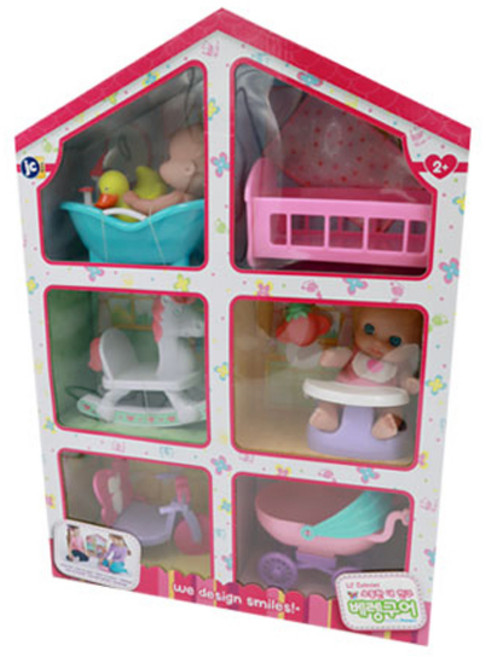 베렝구어 리틀큐티스 뉴 인형의집 16953, 혼합색상, 1개