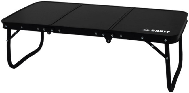밴프 좌식 멀티 캠핑 테이블, 블랙