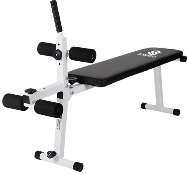 반석스포츠 비스펙 싯업벤치, 블랙 + 화이트