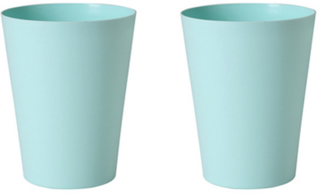 더홈스 플레인 휴지통 9L, 민트