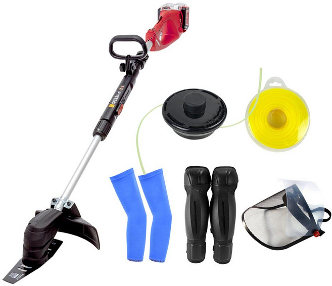 계양 36V 충전예초기 CB36BL 보호구 + 나일론줄 + 날 기본패키지, 1세트