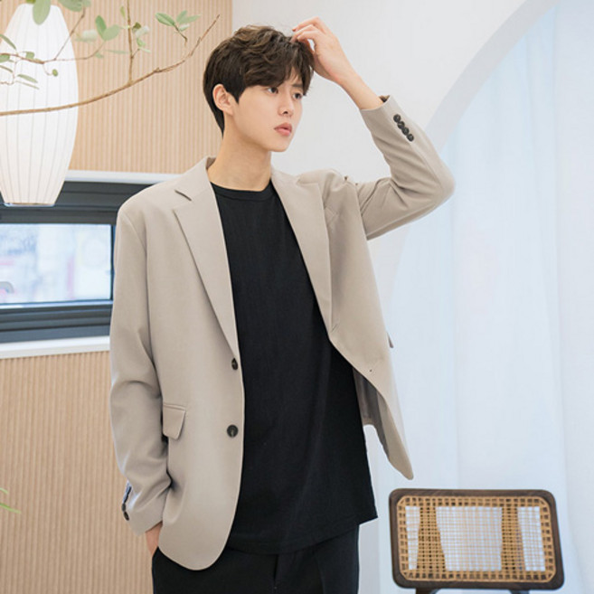 BIGSIZECLUB 男款休閒西裝外套