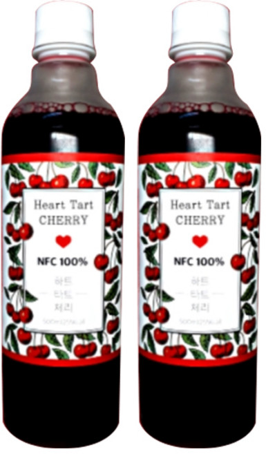 하트타트체리 NFC 원액, 500ml, 2개