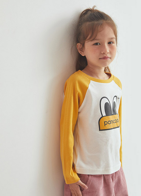 팬콧 아동용 팝아이즈 래글런 롱슬리브