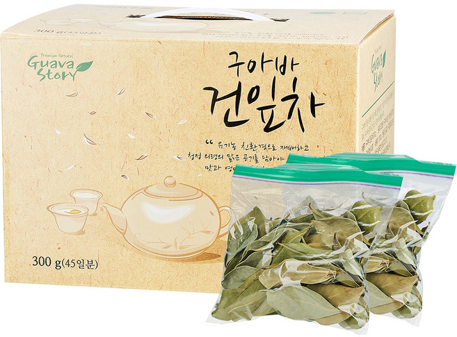 구아바스토리 유기농 구아바 건잎차 45일분, 25g, 12개입, 1개