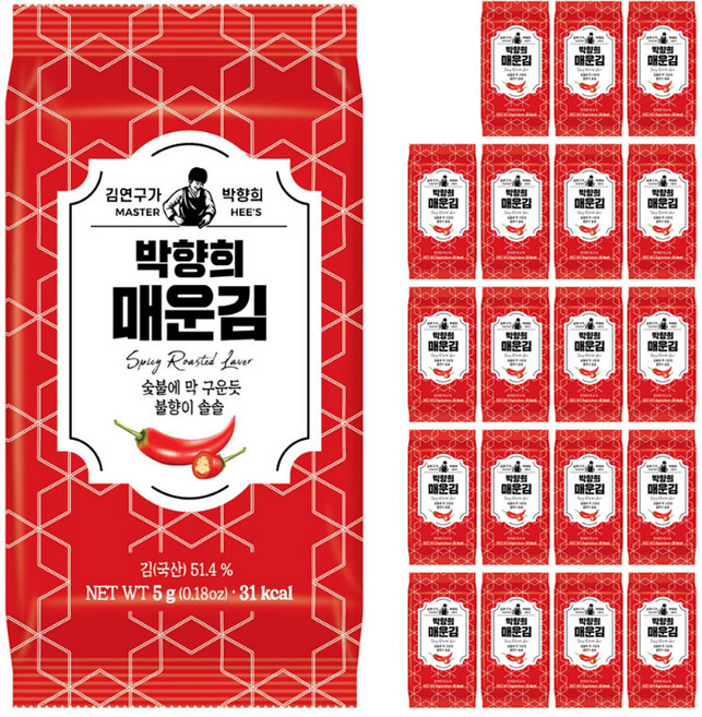 김연구가박향희 매운김, 5g, 20개