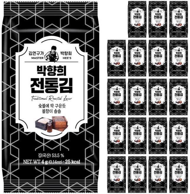 김연구가박향희 전통김, 4g, 20개