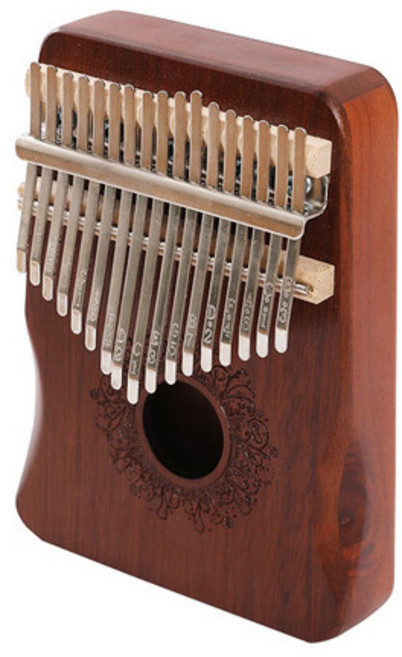 칼림바 손가락 엄지 피아노 가든 마호가니 + 구성품 7종 랜덤발송, 1개