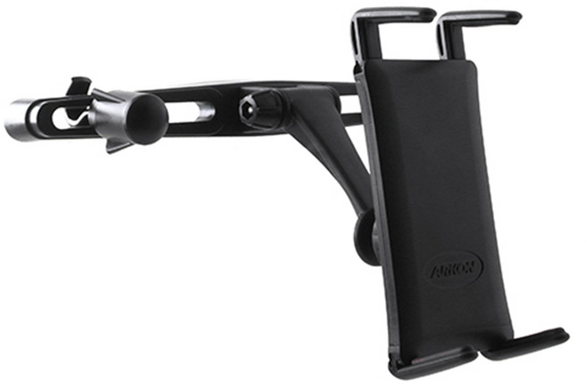 ARKON 슬림그립 울트라 휴대폰 소형 태블릿 차량용 헤드레스트 휴대폰 거치대 솔로형 SM6-RSHM7, 1개