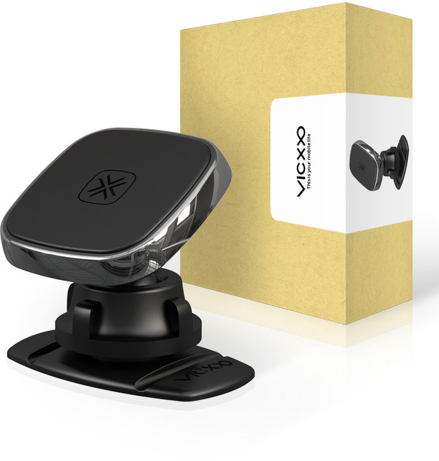 빅쏘 마그네틱 자석 대쉬보드 차량용 핸드폰 거치대 C1, 1개, 블랙