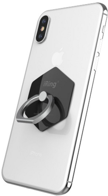 아이링 헥스 스마트링 휴대폰 거치대, 제트블랙, 1세트