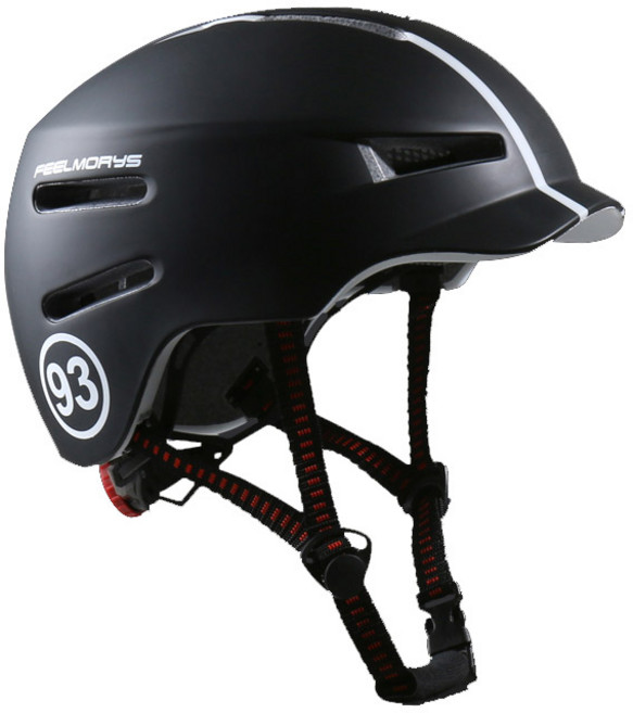 필모리스 어반 자전거 헬멧 F-581 MINI, 매트블랙, 1개