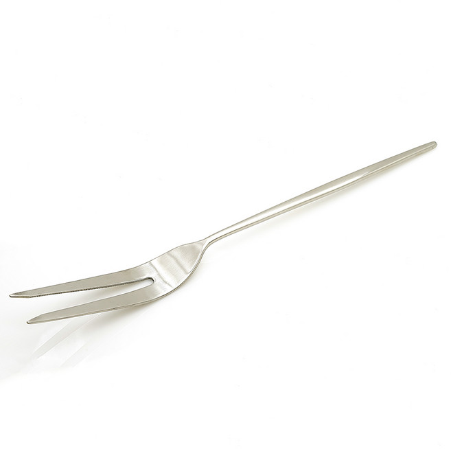 테이블아트 국산 아벨라 요리포크, 무광실버, 1개