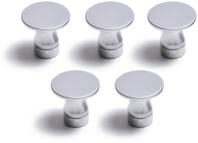 손잡이세상 신주나팔 1구 가구 손잡이 실버, 5개