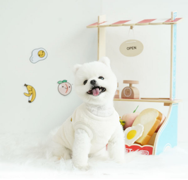 패리스독 패리스프렌즈 강아지옷, 아이보리, 1개