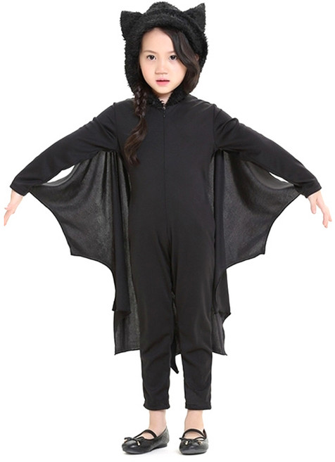파티복닷컴 박쥐 할로윈 의상 J타입 S, 블랙, 1개