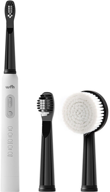 wfh 소닉 페이스 음파 전동 칫솔, SG-2011, 화이트, 1개
