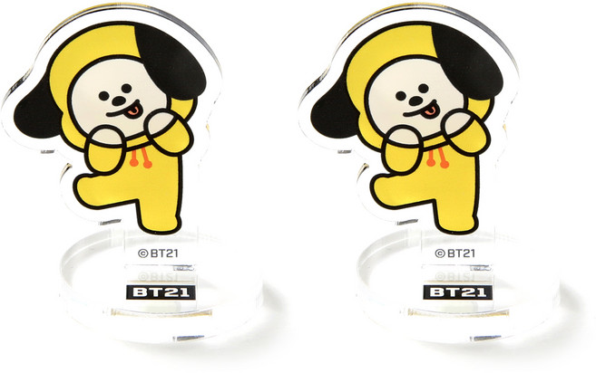 모노폴리 BT21 아크릴 마그넷 스탠드, 치미, 2개