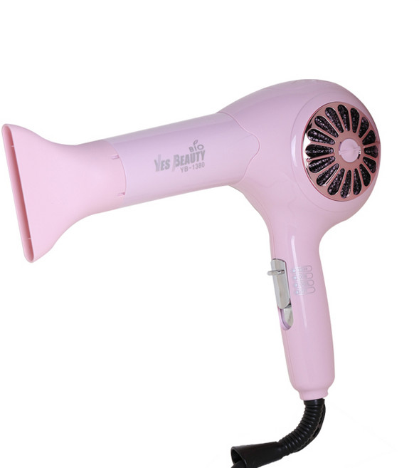 YES BEAUTY 專業用吹風機 1200W, YB-1380, 粉紅色