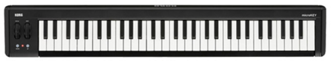 KORG microKEY2-61 컴팩트 미디키보드, 혼합색상, 1개