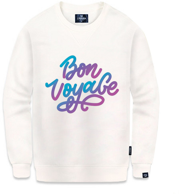 진마니아 남녀공용 빅사이즈 본 보야지 맨투맨티 TL-521