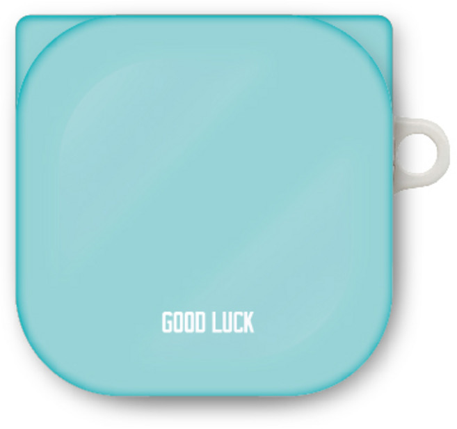 프루그나 디자인 GOOD LUCK 갤럭시 버즈 프로 라이브 / 버즈2 케이스, 민트