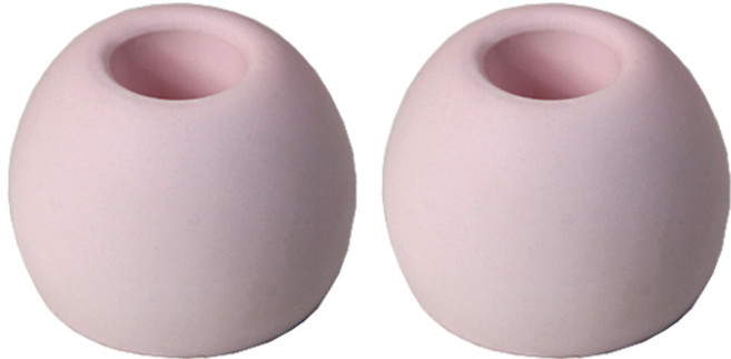 심플한 규조토 칫솔꽂이 원형, 핑크, 2개