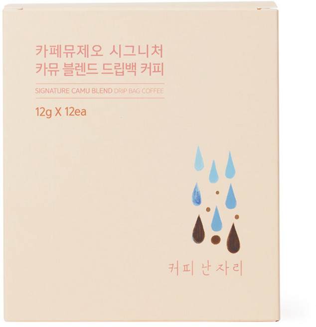카페뮤제오 시그니쳐 카뮤 블렌드 드립백커피, 12g, 12개입, 1개