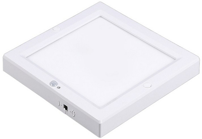 원하 AL LED 슬림 엣지 사각 센서등 20W, 주광색, 1개