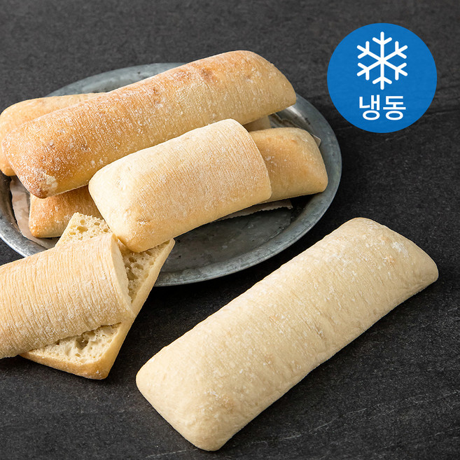 맘쿠킹 브리도 플레인 치아바타 생지 (냉동), 140g, 5개입, 1개