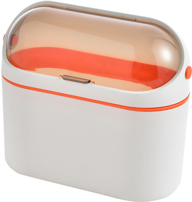 구디푸디 캡슐형 미니 벽걸이 쓰레기통, 오렌지