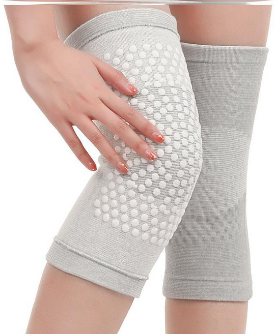 웰럽 히팅 보온 무릎보호대 그레이, 2개