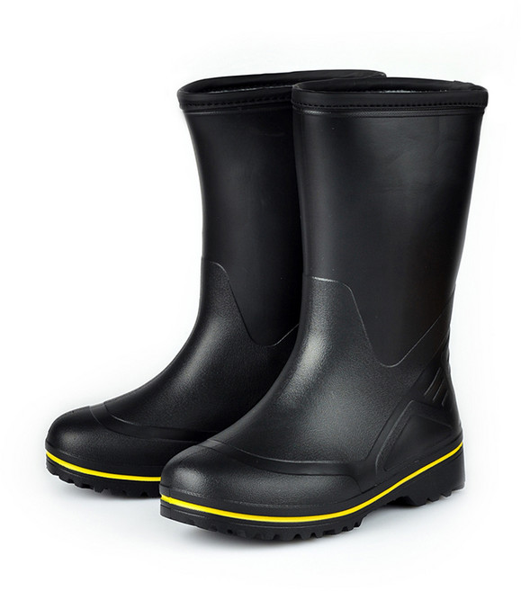 보생 남성용 EVA 신조이 방한 갯벌 낚시장화, 흑색, 270