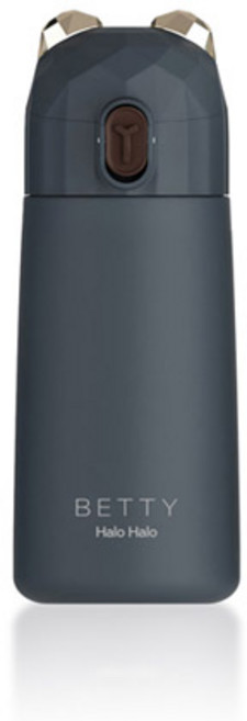 푸코 할로할로 베티 미니 원터치 보온보냉 텀블러, 블랙, 270ml, 1개