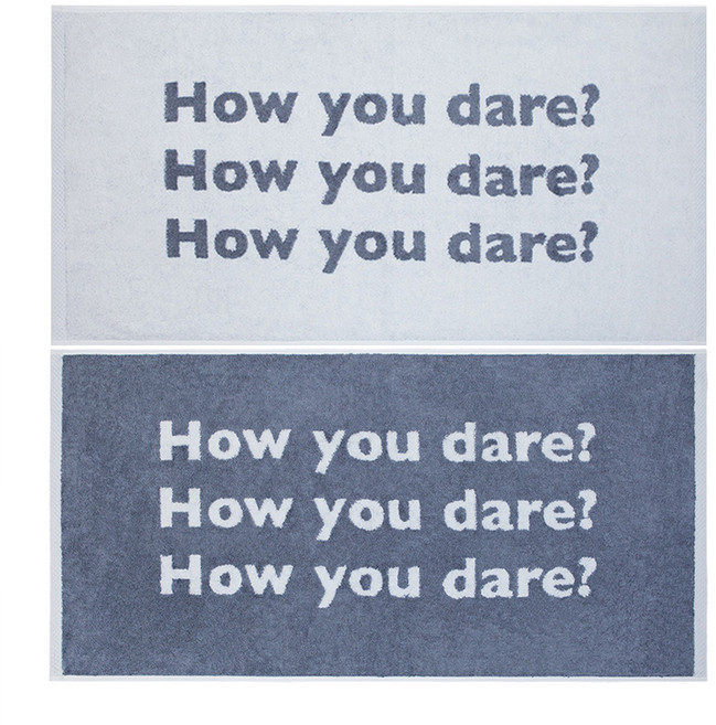 무한타올 BTS MIC Drop 세면타월 170g 죽사, 화이트 + 그레이, 2개