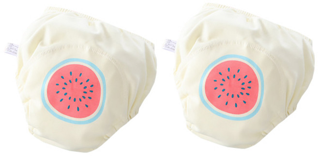 베베니즈 후르츠 유아 배변훈련팬티 2p, 워터멜론, 1세트
