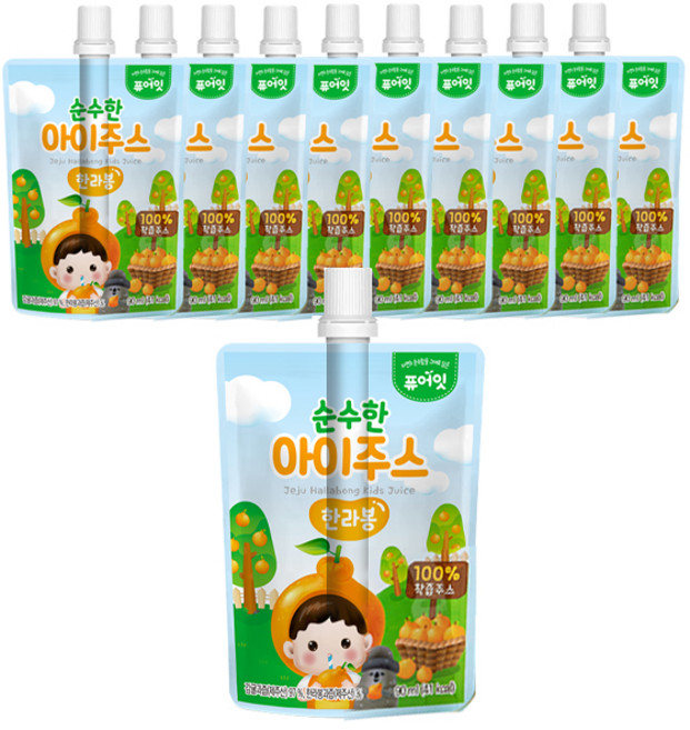 퓨어잇 순수한 아이주스 90ml, 한라봉, 10포